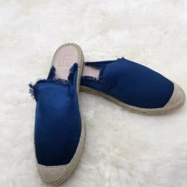 LFL by Lust for Life Womens Irie Fabric Cap Toe Ink Blue Flats, Ink, Size 8M $89