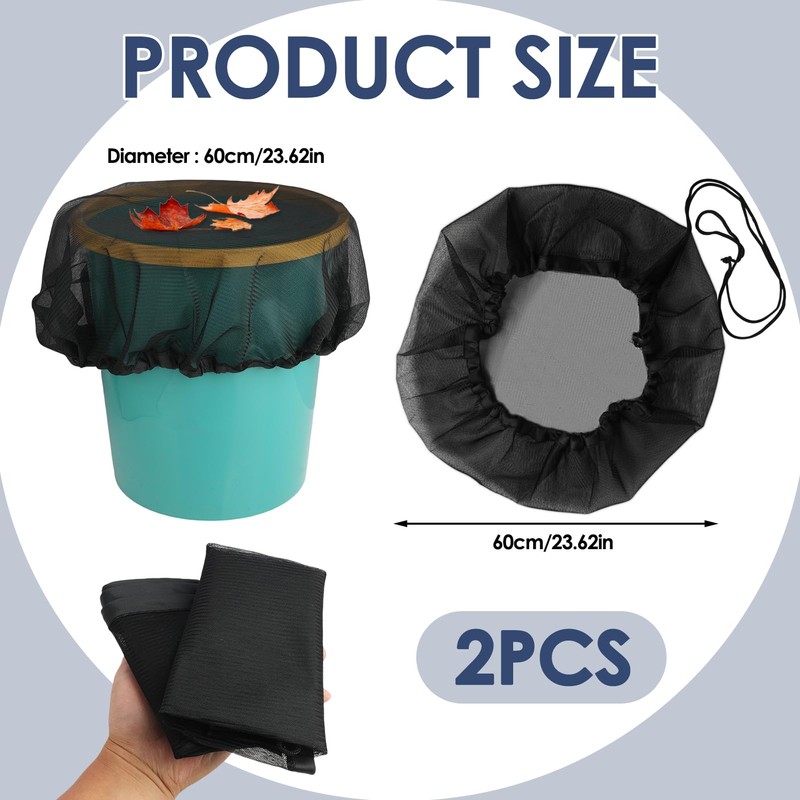 Pack of 2 Rain Butt Net 60 cm, Rain Butt