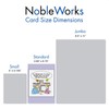 NobleWorks Fewer Buttons - Birthday Greeting Card with Envelope (4.63