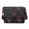 XFLYP Messenger Bag Mens, Men Shoulder Bags Canvas Satchel Cross