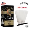 Zig-Zag® Ultra Thin Paper Cones King Size 50 Pack &