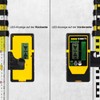 KAIWEETS Laser Detector Receiver for 3 x 360 Laser Leveler