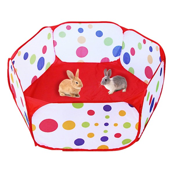 Hamster Playpen, Pop Up Play Pen, Foldable Small Animal Playpen,