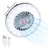 Portable Camping Lantern with Fan Solar USB Rechargeable LED Tent