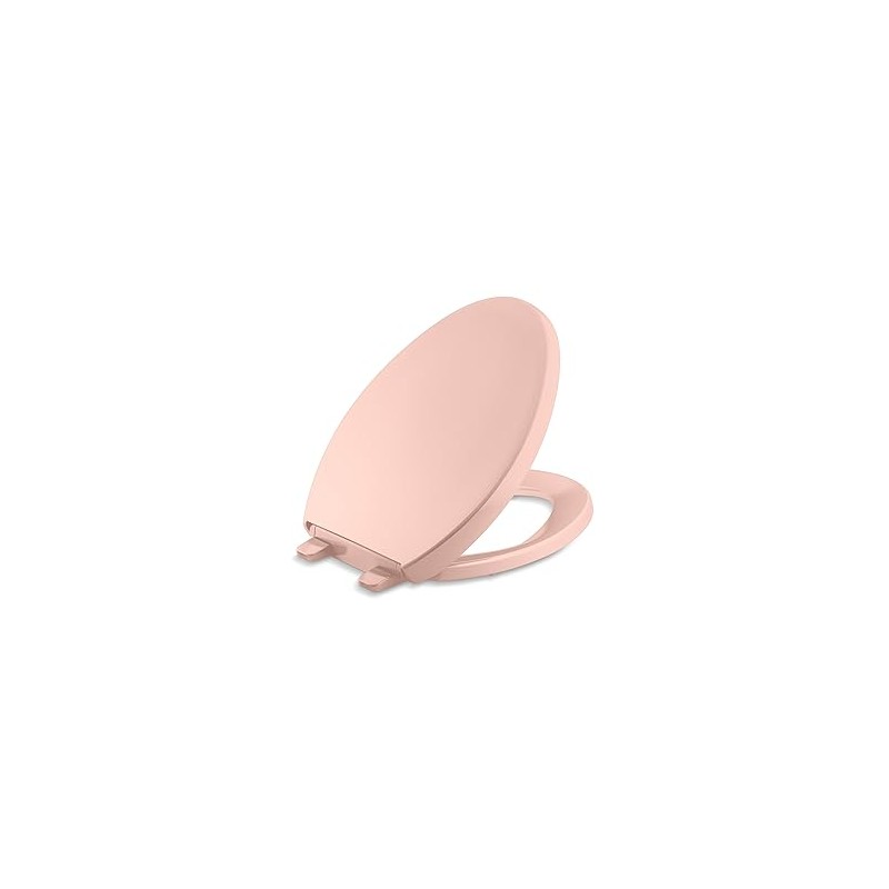 KOHLER K-4008-V10 Reveal Quiet Close Toilet Seat with Grip Tight