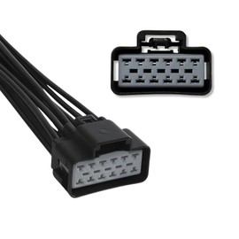 AUTO OCCASION Heated Cooled Seat Module Connector Wire Assembly with 7.67'' Compatible with 2003-2019 Ford F150 F250 Explorer Mustang Fusion Lincoln MKS Mercury Milan 12 Leads