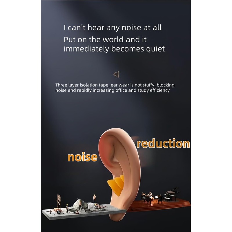 Banded Earplugs for Shooting 29dB NRR - Noise Cancelling Reusable