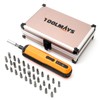 TOOLMAYS Electric Screwdriver, Cordless Screwdriver Kit, 4V 3-Speed Magnetic Bits