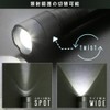 Iris Ohyama LWK-200Z LED Flashlight, Handy Light, Zoom Function, 200