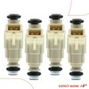 A-Premium Inyectores de combustible compatibles con Escort 1997-2002 Mercury Tracer