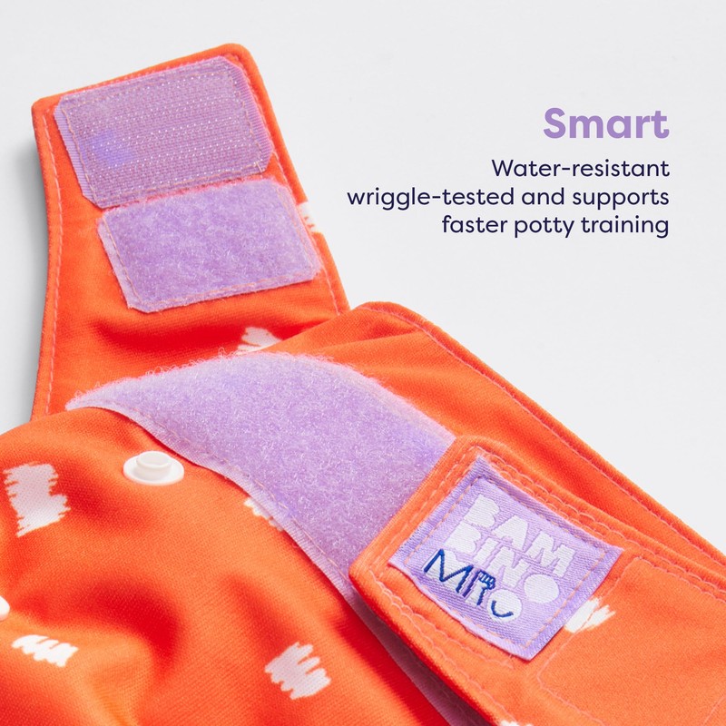 Bambino Mio, Revolutionary Reusable Cloth Nappy Ladybug - Sustainable, Oeko-Tex,