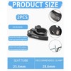 IPNSDON 2 Bike Seat Post Clamps Quick Release Aluminium Seat