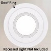 For Ring 8 Pack Matte White Goof Trim Ring for