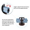 Flip Desk Clock Retro Single Sided Battery Powered Retro Vintage