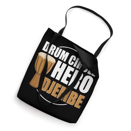 African Djembe Drum Rhythms For Music Lovers Drum Player Tote Bag