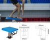 Errzom Swimming Pool Diving Platform, Stainless Steel Non-Slip Diving Boards,