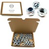 50Pcs Nyloc Nut Assortment Box | M6, M8, M10, M12,