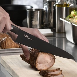 Fuji Cutlery CR-023 Reitsuki Night Molybdenum Vanadium Steel Gyuto Sword 7.1 inches (180 mm)