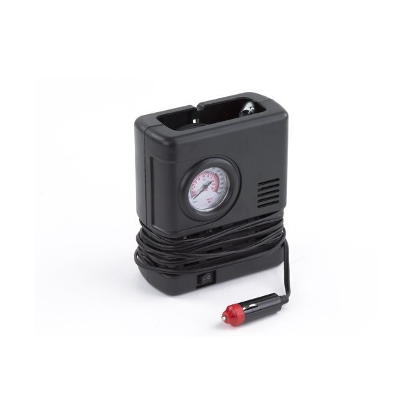 PrimeTrendz TM Portable 12 Volt Air Compressor with Pressure Gauge