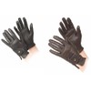 Shires Aubrion Ladies Leather Horse Riding Gloves in Brown Small,