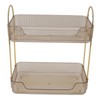 Double Layer Makeup Stand Modern Light Luxury 2 Tier Makeup