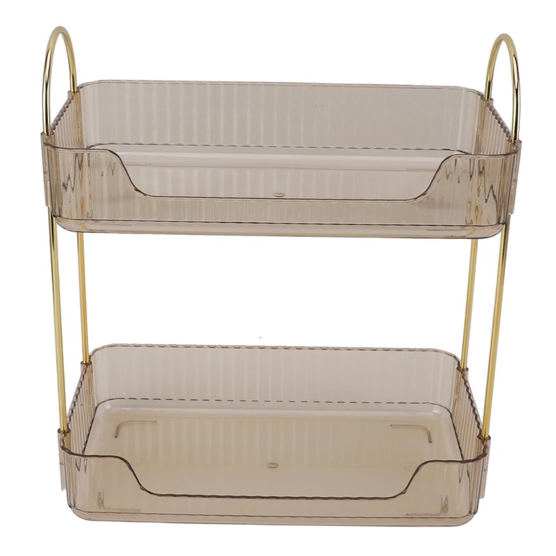 Double Layer Makeup Stand Modern Light Luxury 2 Tier Makeup