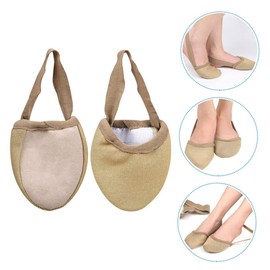 GLEAVI 1pair Invisible Metatarsal Pads for Women High Heel Forefoot Sleeves Soft and Comfortable Half Foot Socks for Dancers Suitable for Ballet and Everyday Use Skin