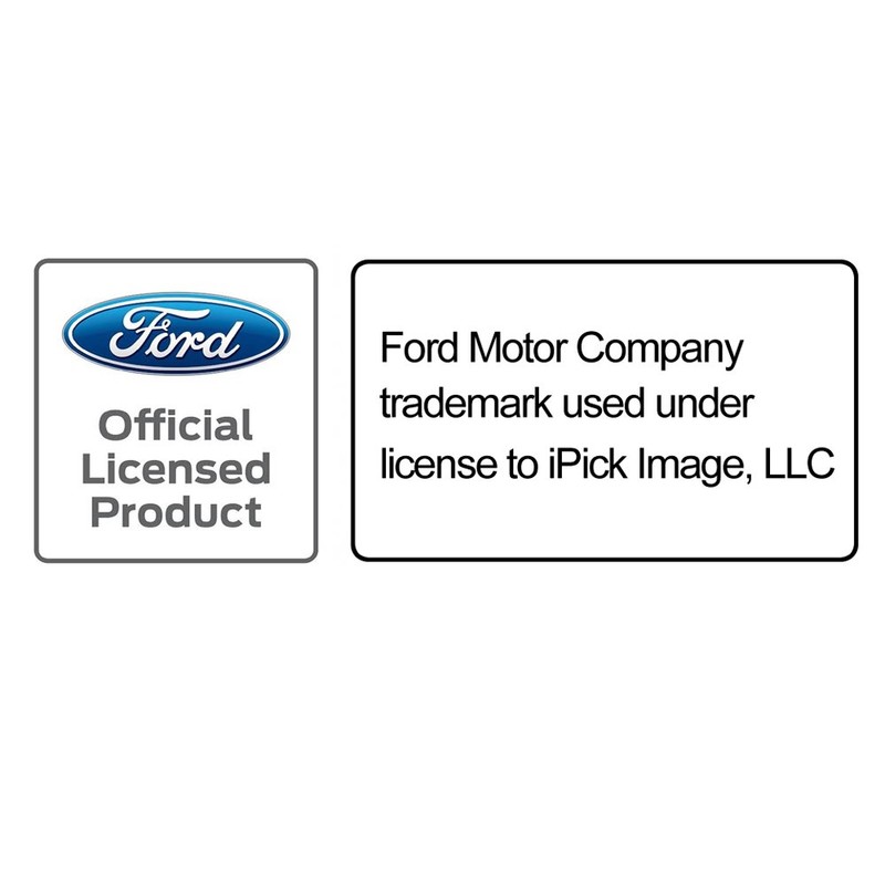 iPick Image Made for Ford Mustang USA Flag Perforated Unobstructed