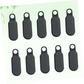 Operitacx 32stücke Pvc Zipper Slider Für Kleidung Und Taschen Hochwertige Langlebige Silikon-reißverschlussköpfe Schwarz Geeignet Für Verschiedene Arten Von Schienen