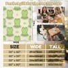 Vhcawsu Green Frog Throw Blanket Dragonfly Blankets Cozy Soft Blanket