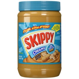 Skippy Creamy Peanut Butter, 40 OZ (Pack of 3)