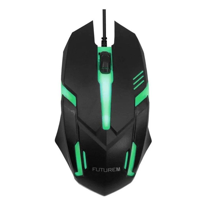 Mouse Gamer Luz Led Rgb Raton De Juego Alambrico Pc