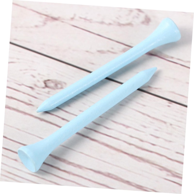 WOONEKY 7cm Golf Tee Yards 100pcs Pack Wooden Tees Pro