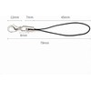 WsjiaboFux 20Pcs Black Mobile Phone Rope Strap Charm Lariat Lanyard
