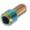 RISK 8Pcs Mountain Bike Pedal Bolts Titanium Alloy Anti Slip