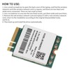 Wireless Network Card 802.11ac 1300Mbps WiFi Bluetooth 4.0 M.2 NGFF