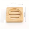Kandid Square Bamboo Soap Dish - Draining Soap Dish For