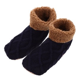 BESPORTBLE Non Slip Thermal Plush Socks Women Winter Boot Slippers Cozy Acrylic Warm House Socks with Gripper Bottom for Cold Weather Postpartum Comfort