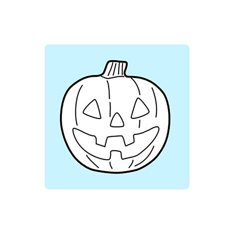 BeadTin Tangelo Antique 20mm Jack O Lantern Plastic Pony Beads