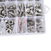 460Pcs Hex Socket Screws Kit 304 Stainless Steel Screw Nuts