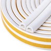 CloudBuyer Door & Window Weather Stripping, Soundproof Insulation Seal Strip