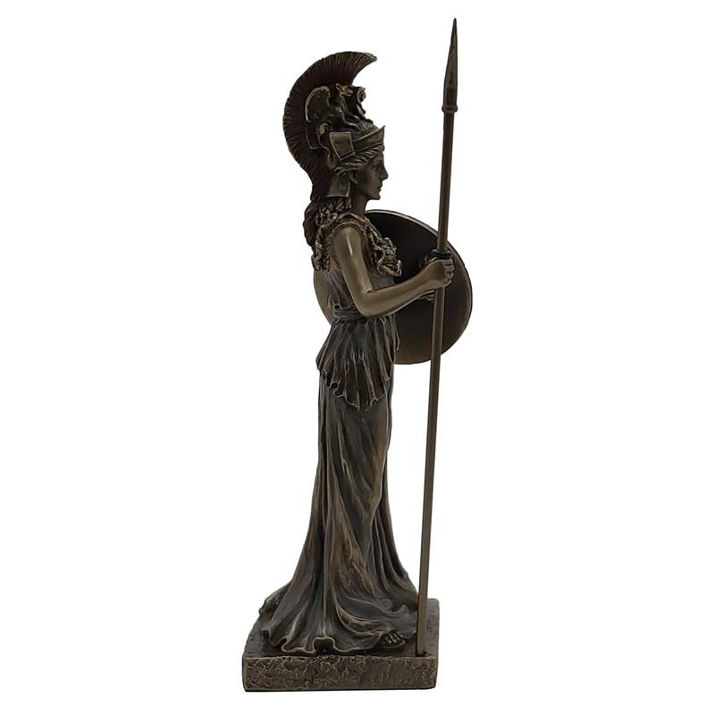 Veronese Design Ancient Greek Goddess Athene/Minerva with Shield (Decorative Bronze