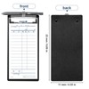 DoocliB Clipboard A4 with Pen Holder Black 230 x 110