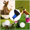L Shaped Zipper Design Golf Club Head Cover Golfer Accessory