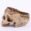 Creative Flower Pot, Resin Skull Shaped Head Design Flower Pot