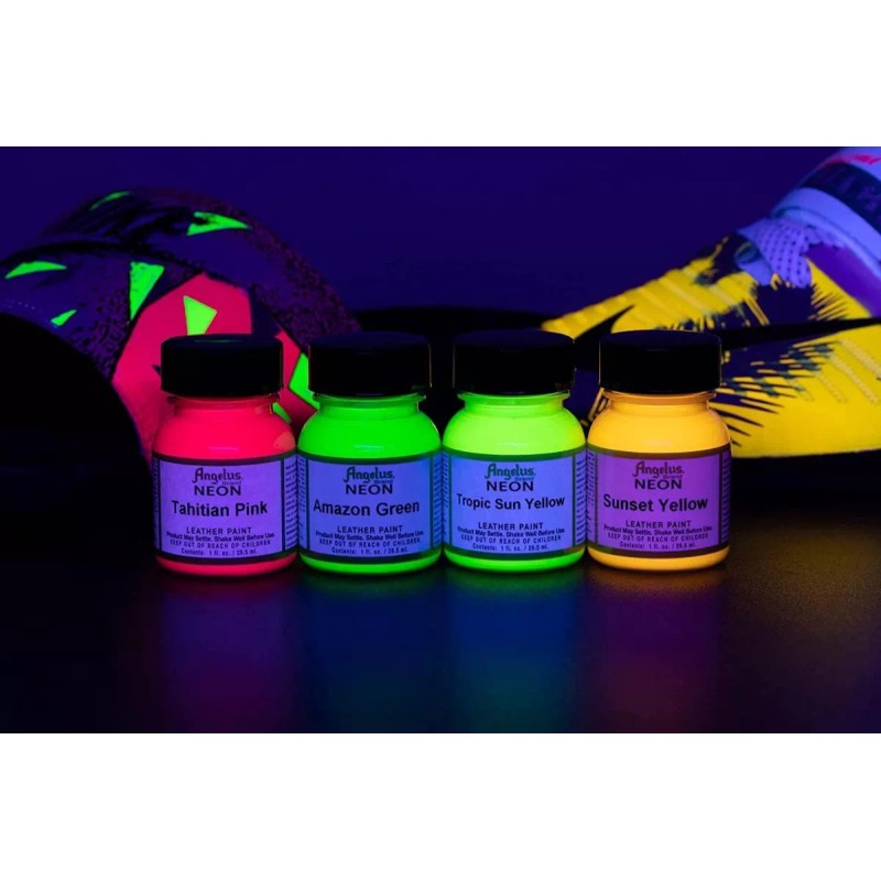 Angelus Kit De Pintura Acrílica Piel Cuero 6 Colores 29.5ml
