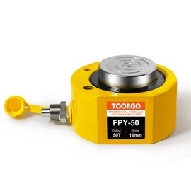 TOORGO 50T Hydraulic Cylinder 0.71" Stroke Mini Porta Power Ram Hydraulic-Lifting-Cylinders for Machinery and Shipbuilding