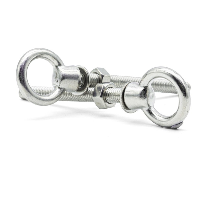 Hippo Hardware M6 (6mm X 80mm) Lifting Eye Bolts with