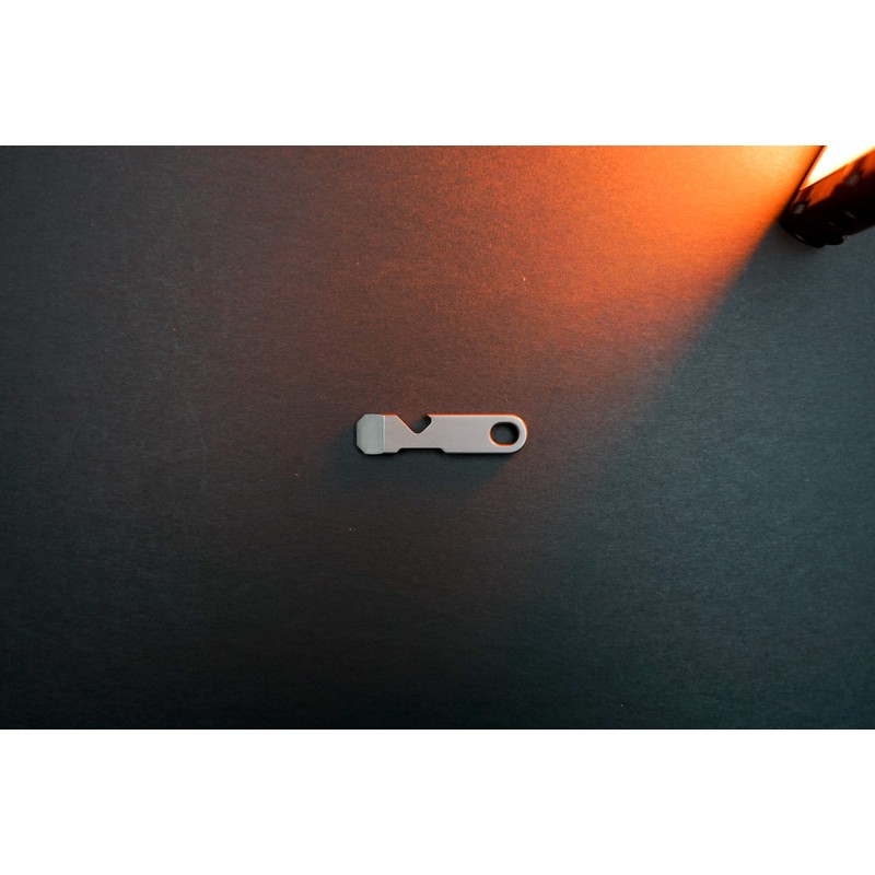 QuickPry Bottle Opener Mini Everyday Carry Pry Bar Tool, For