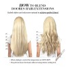 Doores Extensiones Cabello Natural Balayage Rubio Resalta 14in 50gr